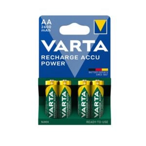 Visar 32236_Varta Batterier Uppladdningsbara 2400 mAh R6 AA