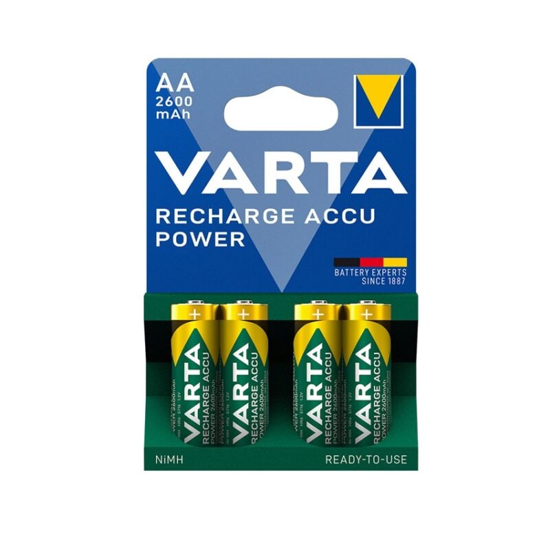 Visar 32236_Varta Batterier Uppladdningsbara 2400 mAh R6 AA