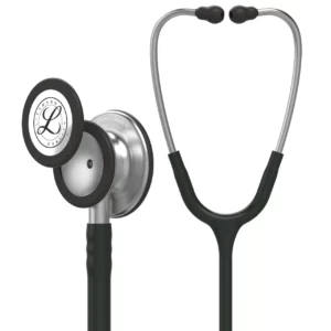 visar Littmann Classic III Svart med öppen klocka