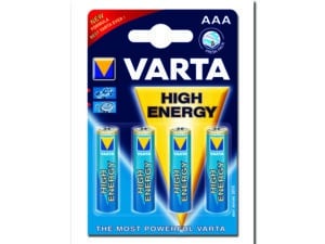 Varta High Energy Alkaliska Batterier AAA 4st