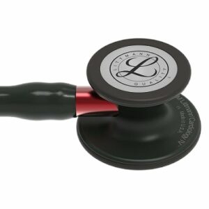 Littmann Cardiology IV Stetoskop, Black-Finish Chestpiece, Black Tube