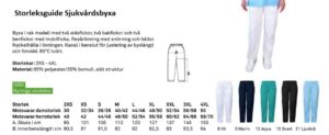 Sjukvårdsbyxa Unisex Marinblå