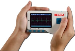 Handhållen EKG-apparat Cardio-B med färgskärm
