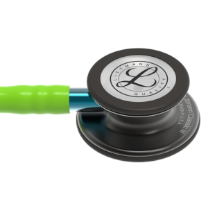 Littmann Classic III Stetoskop, Smoke Chestpiece, Lime Green Tube