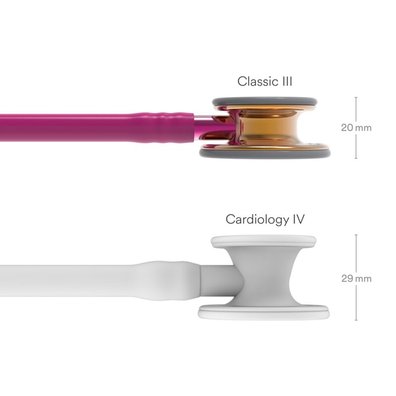 Visar Stetoskop Littmann Classic III, Diagnostic - Raspberry_6