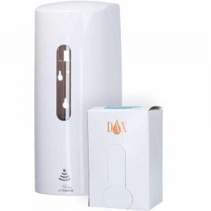 visar dispenser och tvål