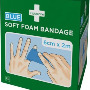 Självhäftande plåster och bandage utan klister (Blå)