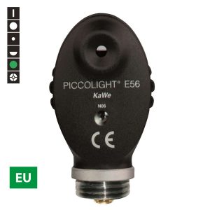 Oftalmoskophuvud Piccolight 6 diaphragms (Svart)