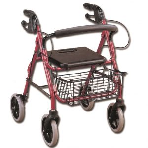 Rollator med sits